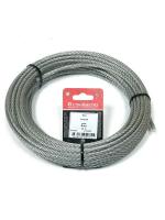 Трос стальной 6.0мм DIN 3055 цинк (уп.20м) подвес СТРОЙМЕТИЗ 4140090