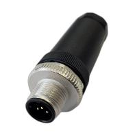 Разъем М12 5A штыревой винт пластик. прямой резьба PG9 каб. часть СЦМ120016-05A СТЭЗ 185200126