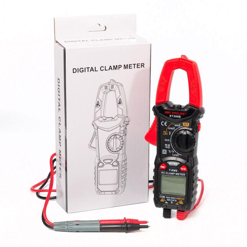 Клещи токовые цифровые "PROLINE" KT 206B КВТ 79130