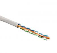 Кабель витая пара U/UTP кат.5e 4х2х24AWG solid PVC UUTP4-C5E-S24-IN-PVC-GY-305 сер. 305м (м) Hyperline 41903