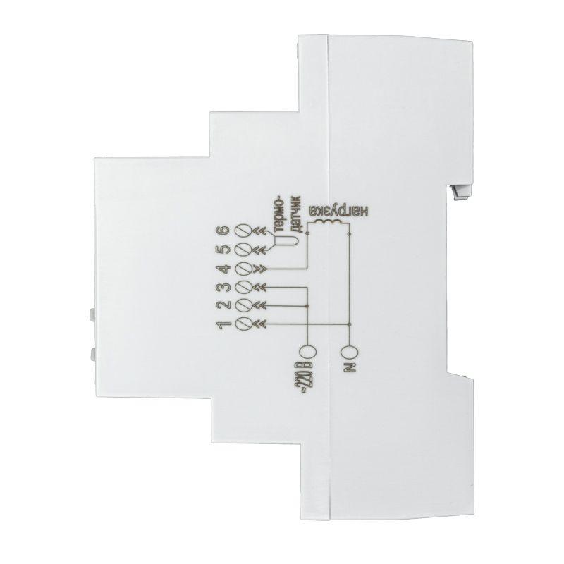 Терморегулятор цифровой RX-257 программируемый c диапазонами работы (на DIN-рейку) Rexant 51-0821