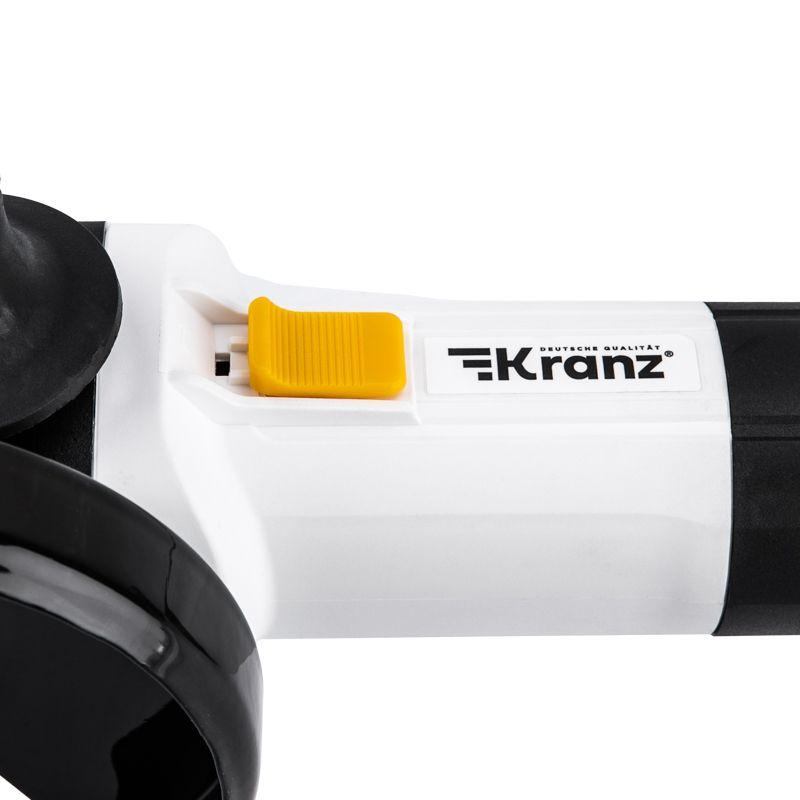 Машина шлифовальная угловая (УШМ болгарка) 125мм 900Вт в кейсе Kranz KR-PT-212