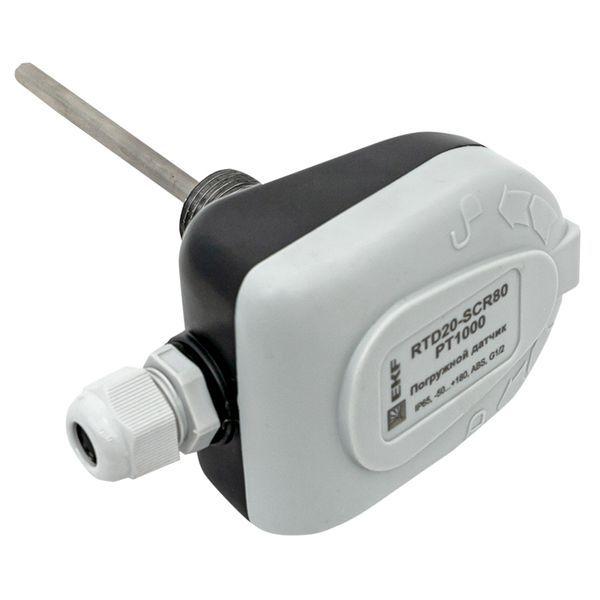 Датчик температуры ввинчиваемый 80мм EKF RTD20-SCR80-PT1000