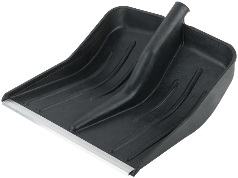 Лопата для уборки снега большая 420х420мм без черенка пластик. 68100