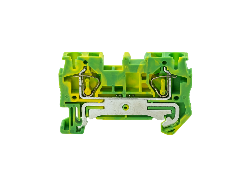 Клемма пружинная "Земля" 2.5кв.мм MTS-2.5PE ОВЕН 88301