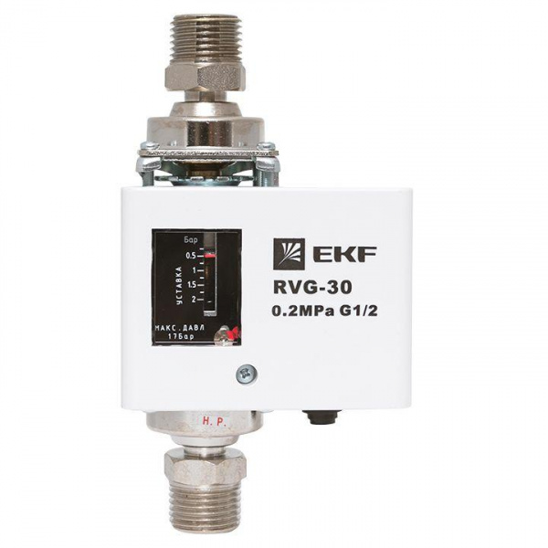Реле перепада давления RVG-30-0.2-2 (0.2 МПа) EKF RVG-30-0.2-2