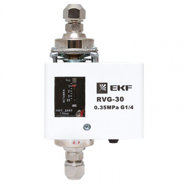Реле перепада давления RVG-30-0.35-4 (0.35 МПа) EKF RVG-30-0.35-4